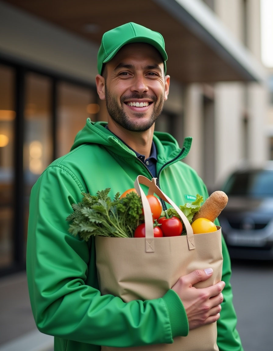 Доставим продукты в течении 2 часов